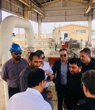 گزارش تصویری بازدید مدیران عامل شرکت مس و متمم از پروژههای مس در بندرعباس