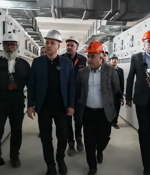 بازدید مدیرعامل محترم شرکت ملی مس ایران به همراه مدیر عامل متمم از طرح های توسعه استان آذربایجان شرقی
